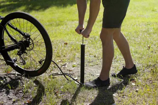 Standpumpe fürs Fahrrad