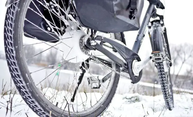 Fahrradfahren im Winter