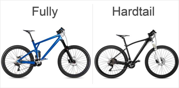 Fully vs. Hardtail