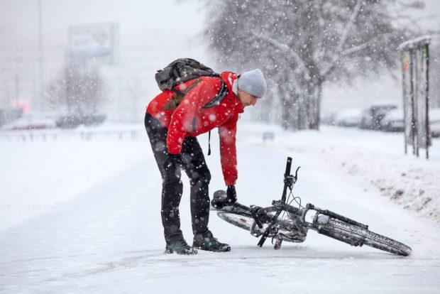 Winter-Fahrradhose für Herren